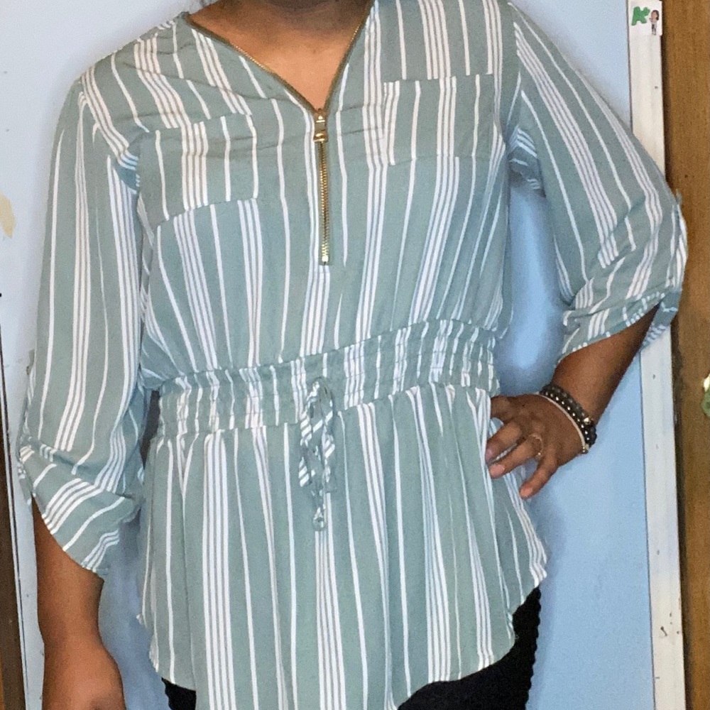 Light green blouse